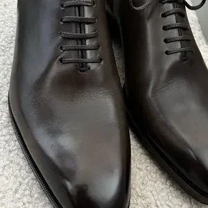 TOM FORD Mens Elkan Whole-cut Oxfords Shoes Mid-Brown Leather Sz 11D $1950 NWB Tom Ford | Shoes | Tom Ford Mens Elkan Wholecut Oxfords  main image 4